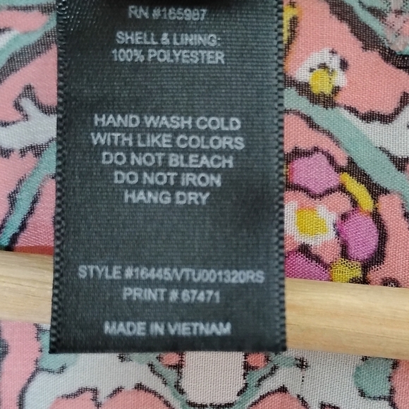 Kate and Lily Button Front Maxi Dress Size 14 Smocked Tiered Floral - Picture 8 of 8